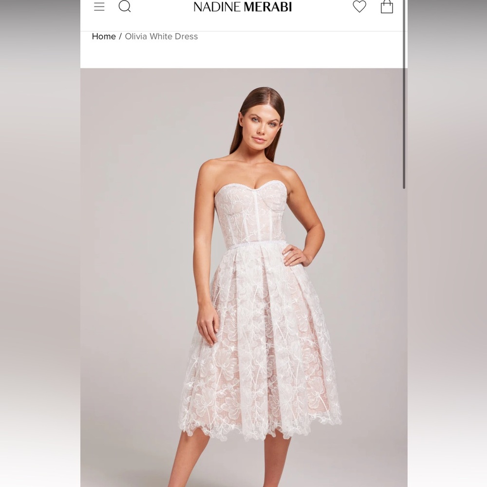 Nadine Merabi Olivia White dress - Picture 4 of 4